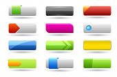 foto of internet  - Rectangle web buttons - JPG 