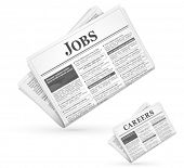 image of newspaper  - Job or career icon - JPG 