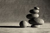 stock photo of business concept  - rocks stacked precariously on top of one another is an artform - JPG 