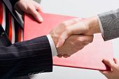 pic of handshake  - Moment of making an successful agreement - JPG 