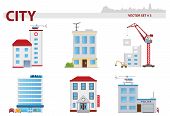 stock photo of construction  - Public building cartoon - JPG 