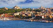 picture of bridge  - Istanbul panorama From the Galata Tower - JPG 