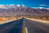 picture of transportation  - A scenic road in northern Argentina - JPG 