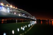 stock photo of bridge  - This bridge can be found at Putrajaya Malaysia - JPG 