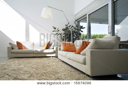 Picture or Photo of Interior modern brick house