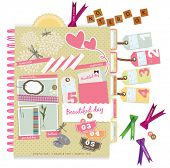 picture of objects  - Vintage Design Elements  - JPG 