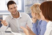 foto of meeting  - Businessman at meeting - JPG 