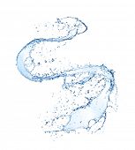 foto of drip  - Water splash isolated on white background - JPG 