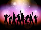 picture of youngster  - Party people background - JPG 