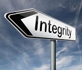 stock photo of integrity  - integrity authentic and honest and reliable guidance integrity button integrity icon trust - JPG 