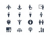 picture of meeting  - Human resource icons - JPG 