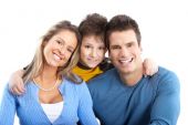 stock photo of family  - Happy family - JPG 