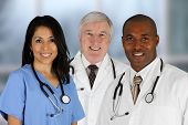 pic of health  - Group of doctors and nurses set in a hospital - JPG 