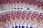 picture of currency  - Big amount of Five hundred notes of European Union Currency - JPG 