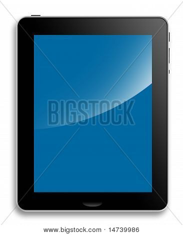 Picture or Photo of Tablet Computer or pad with a shadow