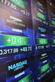 image of investment  - A picture of stocks trading on NASDAQ - JPG 