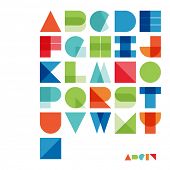 picture of illustration  - Vector Alphabet Set - JPG 