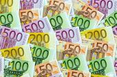 foto of investment  - many euro banknotes - JPG 