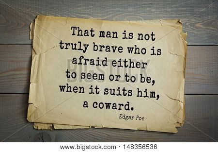 Poster: TOP30 Aphorism by Edgar Allan