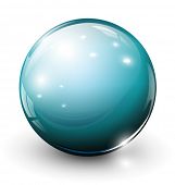 image of orb  - Vector glass sphere - JPG 