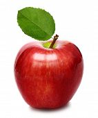 picture of health  - Red apple isolated - JPG 