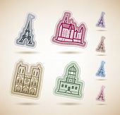foto of france  - Most famous Architecture Landmarks Around the World pictured here from left to right top to bottom - JPG 