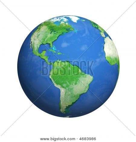 Picture or Photo of Kind of the Earth from space. 3d