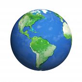 stock photo of earth  - Kind of the Earth from space - JPG 