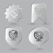 pic of globe  - Business icon set - JPG 