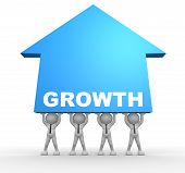 stock photo of teamwork  - 3d people  - JPG 