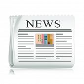 stock photo of newspaper  - Newspaper - JPG 