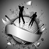 image of golf  - Designed golf background - JPG 