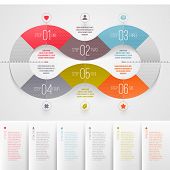 picture of business concept  - Infographics design template  - JPG 