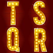 foto of spotlight  - letters for signs with lamps - JPG 