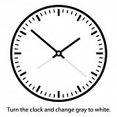 stock photo of watch  - vector clock face  - JPG 