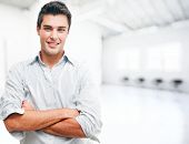 picture of man  - Portrait of an handsome young man - JPG 